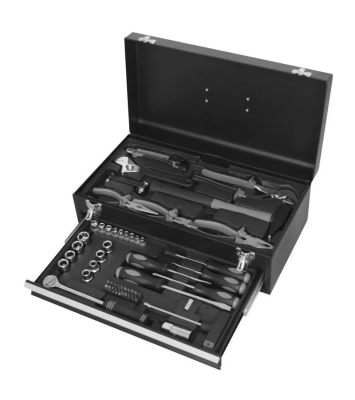 Juego Herram.caja Metalica (Mm 61Pz) Barovo