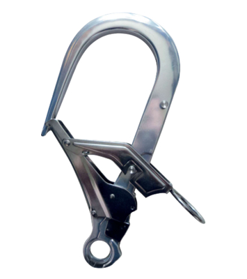 Gancho Automatico Doble Accion Alum. 90Mm Deltaplus