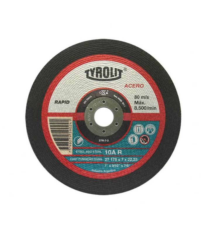 Discos De Desbaste Acero Linea Rapid Tyrolit