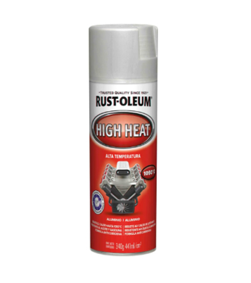 Pintura  Aerosol Alta Temp 1093°C Aluminio 340Gr Rust-Oleum