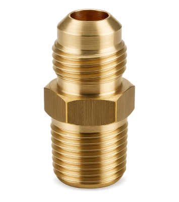 Conectores Rectos Flare De Bronce 512 Bsp Sae 45º