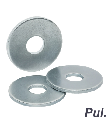 Arandelas Chapistas De Zinc X Un.