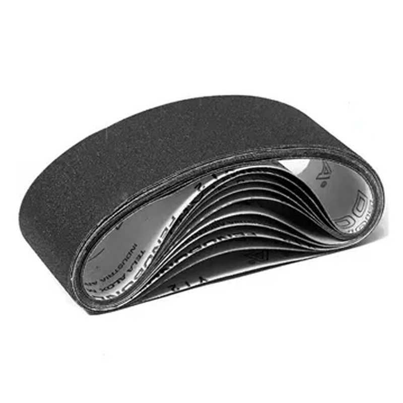 Bandas Tela Esmeril Fenobond Madera Ancho 75 Mm Doble A