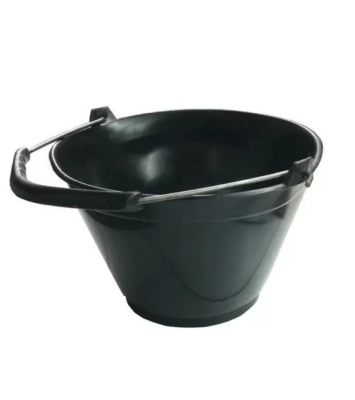 Balde Plastico Reforzado Negro