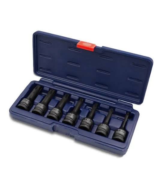 Juego De Bocallaves Enc.1/2 Impacto Torx Macho (7 Pzas) Bremen