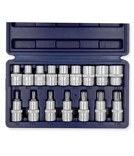 Juego De Bocallaves Torx Enc.1/2 (16 Pzas) Bremen