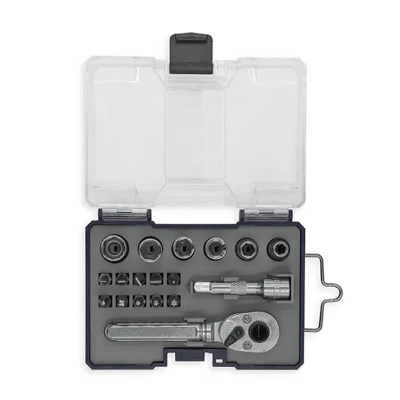 Juego De 18 Piezas Llave Crique Enc.1/4 Bremen