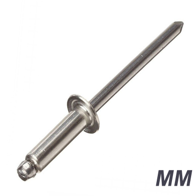 Remache Rápido Pop Inox.304