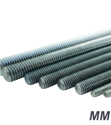 Varillas Roscadas De Zinc Milimétricas