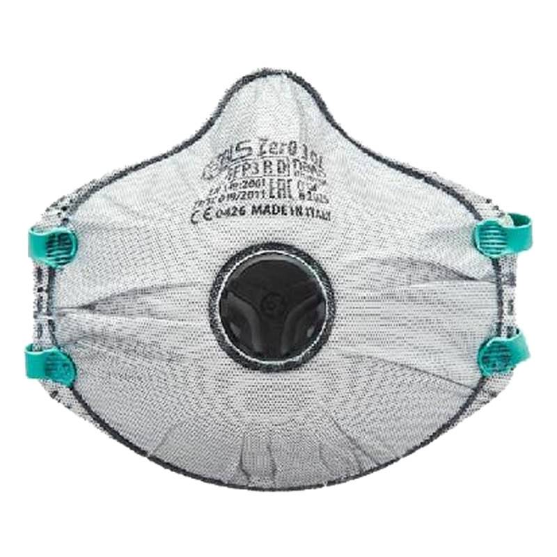 Barbijo Mascarilla Ffp3Rd C/Válvula Zero0 30C Carbon Activado Bls