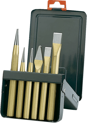 Juego De Cinceles Comb Cobre Lacado 6 Pzas  Bahco -- 3736S/6