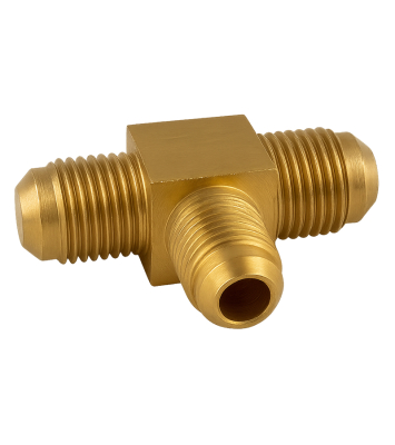 Tee Flare De Bronce 3 Lados 511-1 Sae 45º