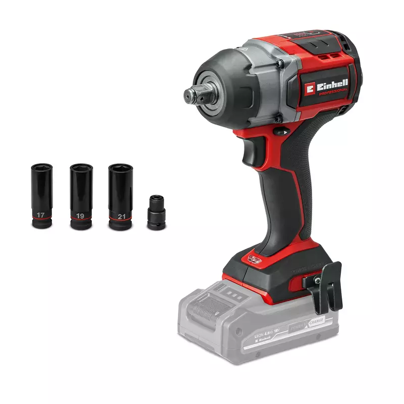Llave De Impacto Bat 1/2 18V 750Nm Tp-Cw 18/750-C-Li-Bl Brushless (Sin Bat) - Einhell