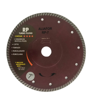 Discos De Diamante Rp Turbo Filoso Aliafor