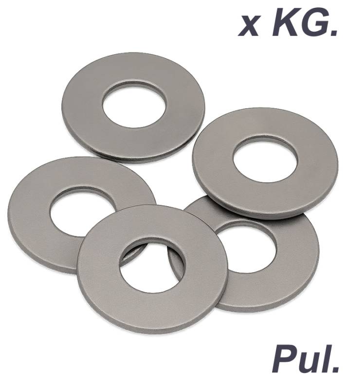 Arandelas Planas De Zinc X Kg.