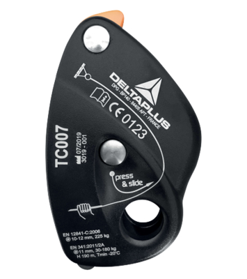 Descensor Auto Bloqueante Multifunción 10,5Mm Deltaplus