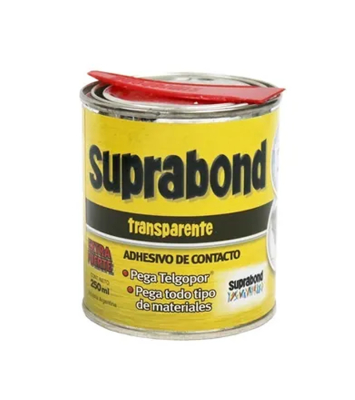 Lata Adhesivo De Contacto Transp.(225Gr./250Ml.) Suprabond
