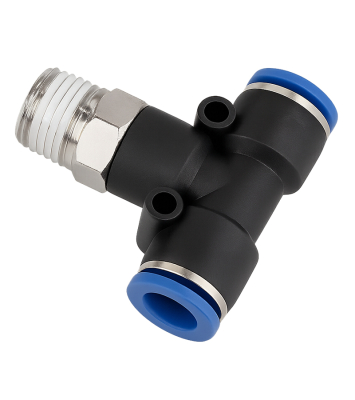 Tee C/Conexión Automática Plast. Alnat