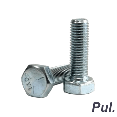 Bulones C/Hexagonal Hierro Zincado Pulgadas