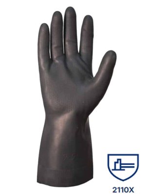 Guantes Látex Negro P/Uso Industrial (Pesado) Dps