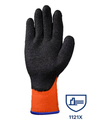 Guantes Max. Sensibilidad S/Cost. Acrílico Recub. Látex Rugoso P/Frío Dps
