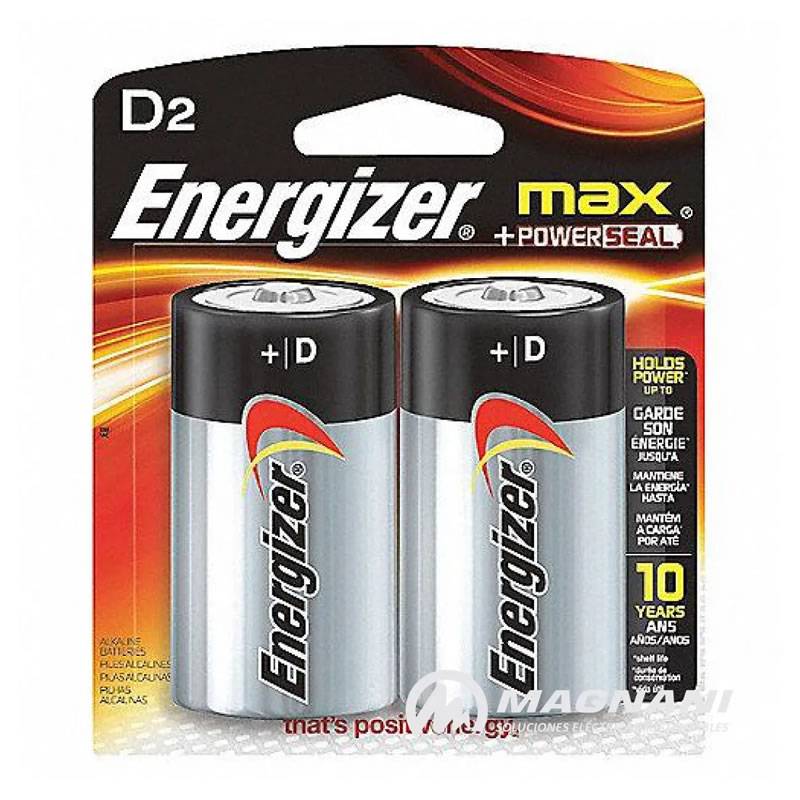 Pila - D 1.5V Alcalina -- Energizer