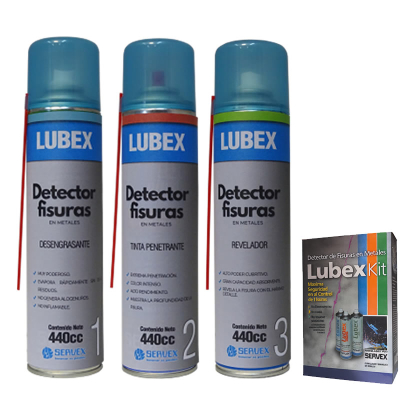 Detector De Fisuras Lubex Kit