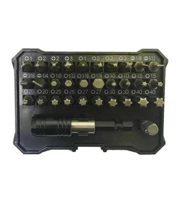 Juego De Puntas P/Atornillador (32 Pzas) Barovo