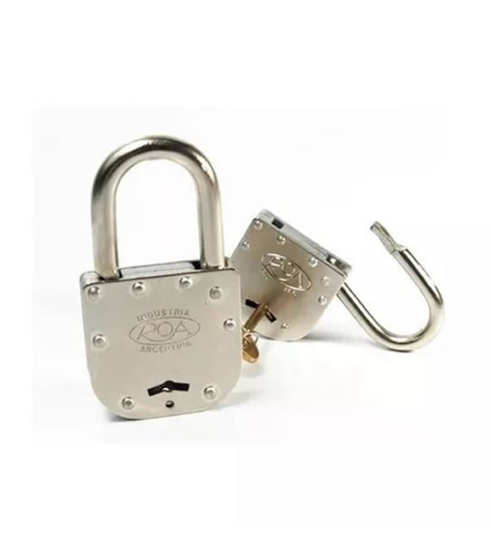 Candado 40 Hierro Laminado Doble Paleta  Roa