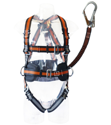 Kit Arnes 3 Puntos + Anticaidas Elastizado 1,5M Deltaplus