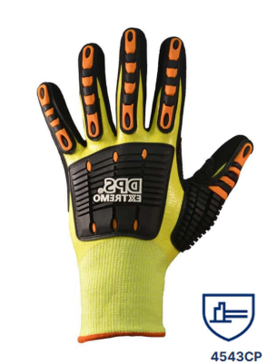 Guantes Tejidos S/Cost. Anticorte G13 Doble Baño Nitrilo C/Tpr Anti-Impacto Dps