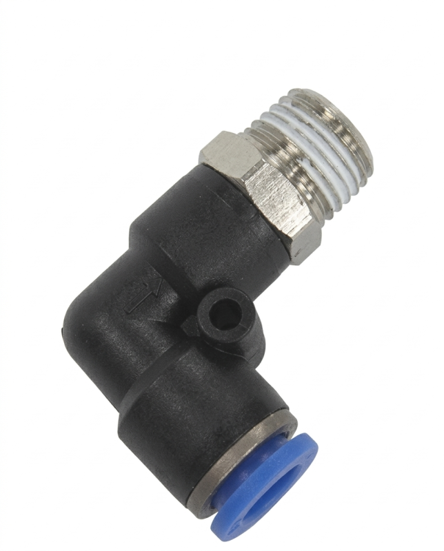 Conex.autom.codo 3/8 X 1/4 Bspt Plast.