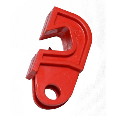 Bloqueador Universal De Disyuntores Rojo (Requiere Herramientas Adicionales), Largo 55 Mm Ucu