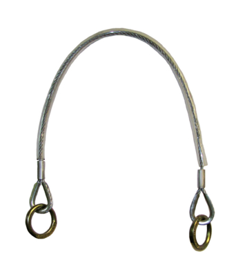 Conector Anclaje Acero 8Mm X 1 Mt 2 Argollas Deltaplus