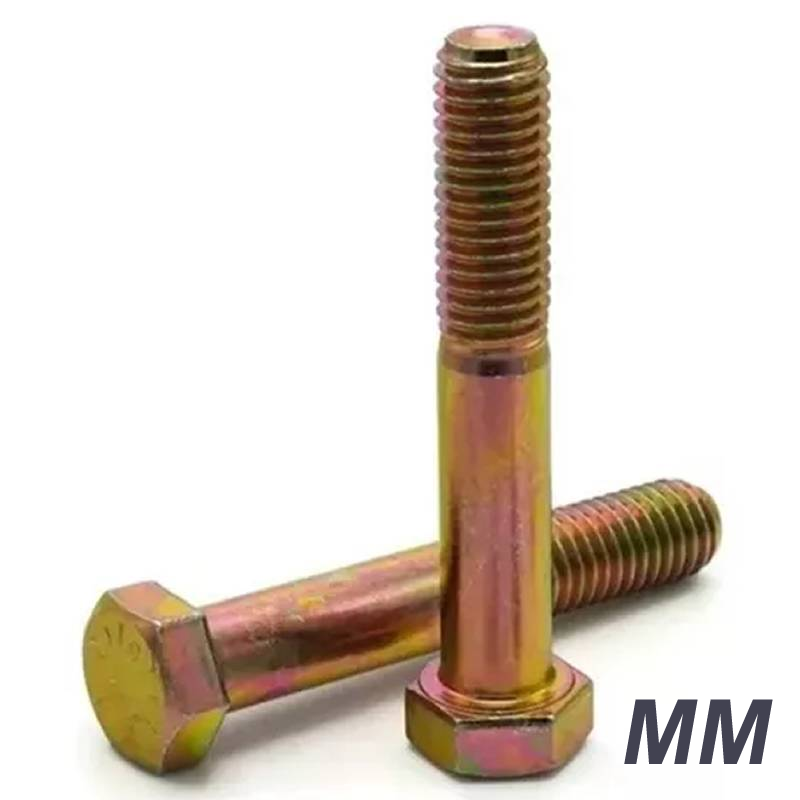 Bulones Metricos De Acero G8 Cabeza Hexagonal Zincados