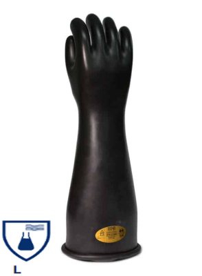 Guante Dielectrico Clase 4 36 Kv Negro L:46Cm Dps