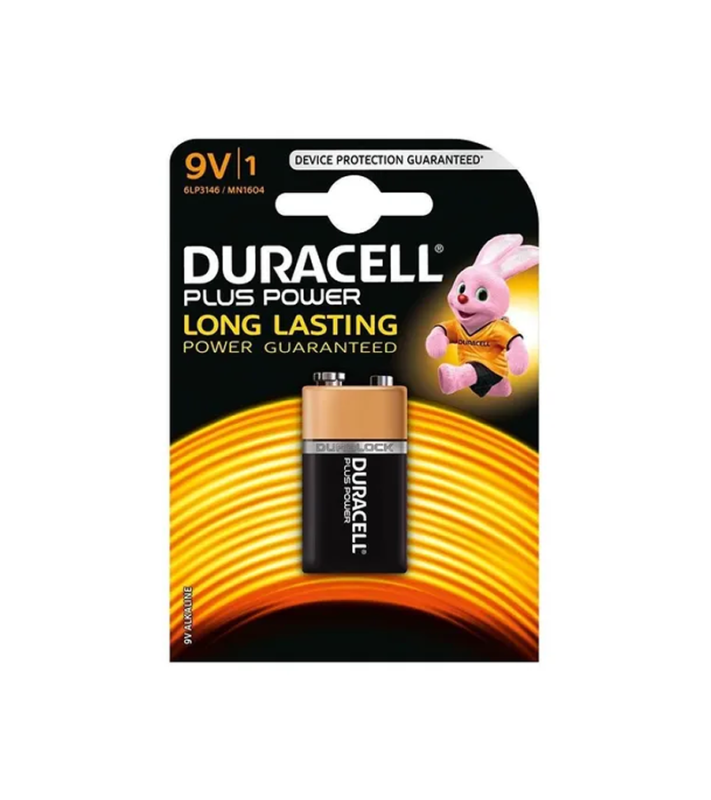 Bateria 9V Alcalina 1604 Duracell