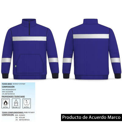 Buzo C/Cierre Marko Reflec. Atpv 15,7 Flp370At Lakeland Acuerdo Se