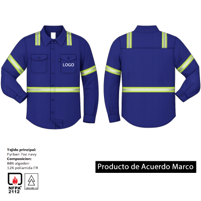 Camisa Fr Strype Fyrban 7 Oz Ref Lpl Lakeland Acuerdo Se