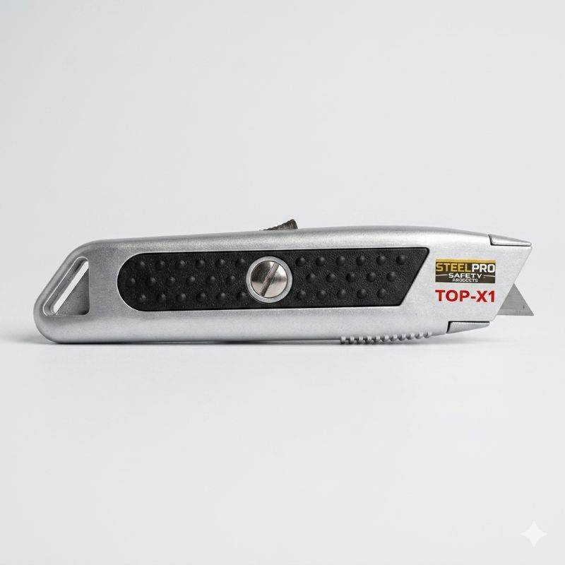 Cutter Trapezoidal Autoretractil Top X1 -- Steelpro